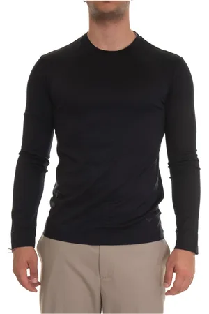 Emporio Armani Heren, Sweatshirts & Hoodies, Blauw, Maat: XL Katoen
