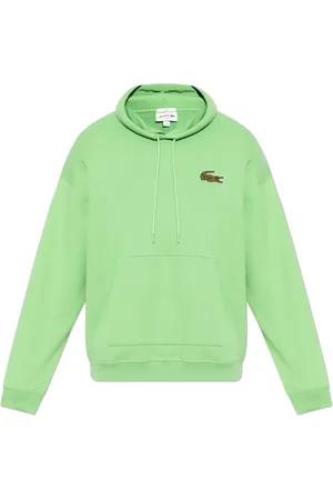 Lacoste Heren, Sweatshirts & Hoodies, Groen, Maat: S Katoen