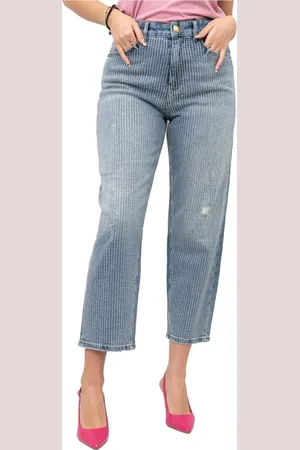 Roberto Cavalli Dames, Jeans, Blauw, Maat: W26 Denim