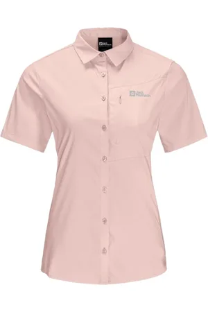 Jack Wolfskin Dames, Blouses & Shirts, Roze, Maat: XS Wol