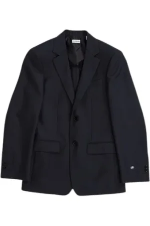 Burberry Heren, Jassen, Zwart, Maat: XL Wol