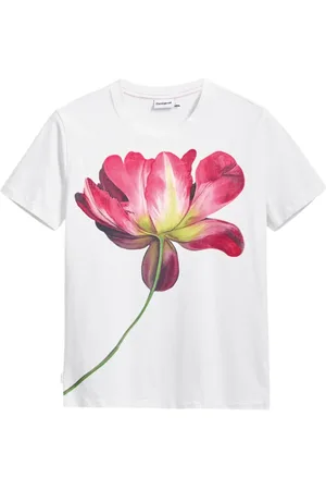 Desigual Dames, Tops, Wit, Maat: M Katoen