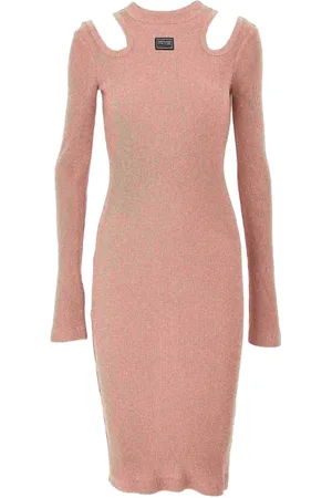 VERSACE Dames, Jurken, Roze, Maat: 2XS