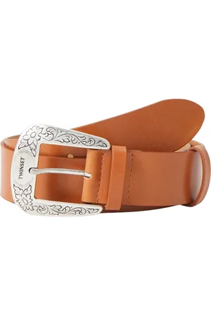 Twin-Set Dames, Accessoires, Bruin, Maat: S Leer