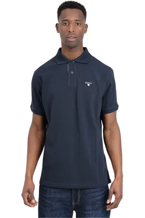 Barbour Heren, Tops, Blauw, Maat: XL Katoen