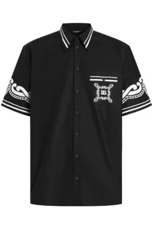 Dolce & Gabbana Heren, Overhemden, Zwart, Maat: L
