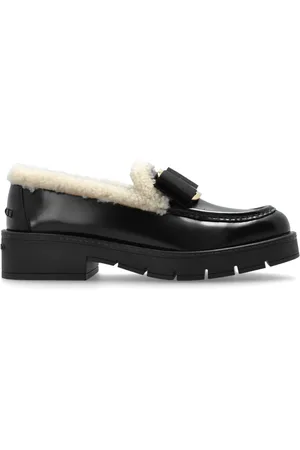 Salvatore Ferragamo Dames, Schoenen, Zwart, Maat: 37 1/2 EU Leer