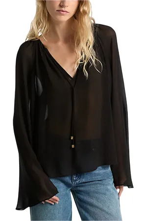 Michael Kors Dames, Blouses & Shirts, Zwart, Maat: XS Poliester
