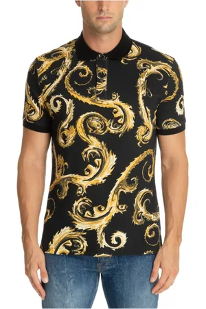 VERSACE Heren, Tops, Veelkleurig, Maat: M Katoen
