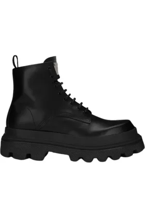 Dolce & Gabbana Heren, Schoenen, Zwart, Maat: 43 1/2 EU Leer