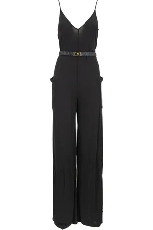 Elisabetta Franchi Dames, Jumpsuits & Playsuits, Zwart, Maat: 2XL Viscose