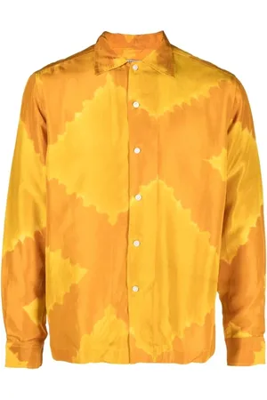 BODE Heren, Overhemden, Oranje, Maat: M
