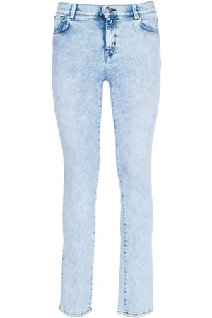 Twin-Set Dames, Jeans, Blauw, Maat: W30 Katoen