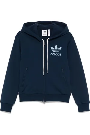 adidas Heren, Sweatshirts & Hoodies, Blauw, Maat: S Katoen