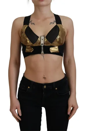 Dolce & Gabbana Dames, Tops, Zwart, Maat: XS Poliester