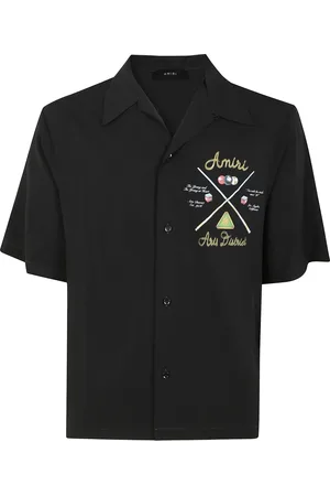 AMIRI Heren, Overhemden, Zwart, Maat: S