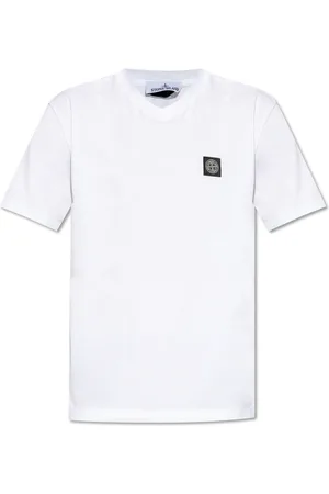 Stone Island Heren, Tops, Wit, Maat: XL Katoen