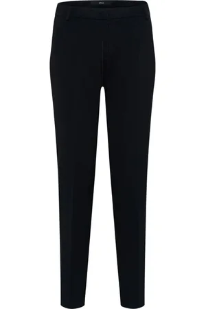 Brax Dames, Broeken, Zwart, Maat: 2XL Jersey