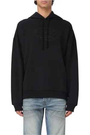 Diesel Heren, Sweatshirts & Hoodies, Zwart, Maat: M Fleece