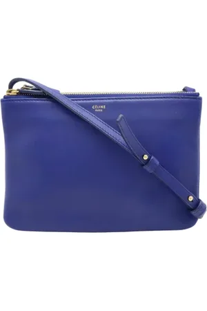 Céline Dames, Pre-owned, Blauw, Maat: ONE Size Leer