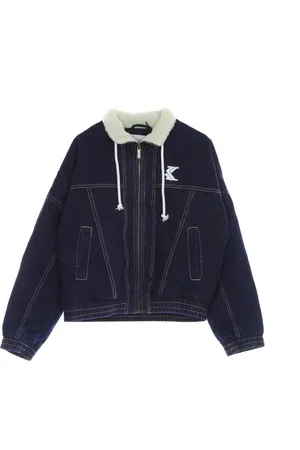 Karl Kani Heren, Jassen, Blauw, Maat: XS Denim