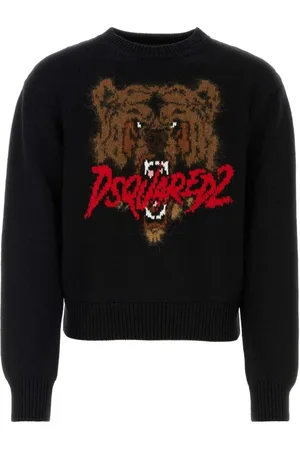 Dsquared2 Heren, Truien, Zwart, Maat: XL Wol
