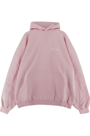 Balenciaga Dames, Sweatshirts & Hoodies, Roze, Maat: M Katoen