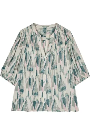Bash Dames, Blouses & Shirts, Veelkleurig, Maat: L Katoen