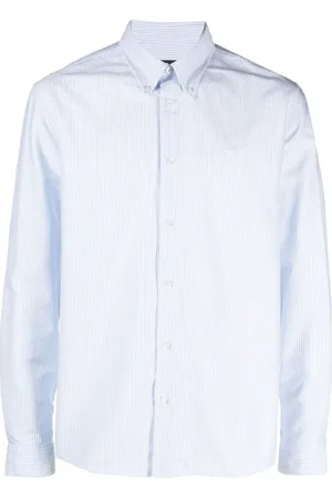 A.P.C. Heren, Overhemden, Blauw, Maat: S Katoen