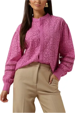 Ydence Dames, Blouses & Shirts, Roze, Maat: M
