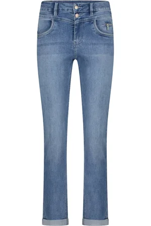 Red Button Dames, Jeans, Blauw, Maat: S Katoen
