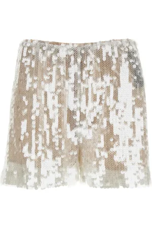 FEDERICA TOSI Dames, Korte broeken, Grijs, Maat: 2XS Polyamide