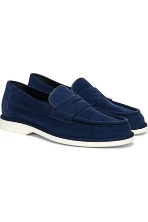 santoni Dames, Schoenen, Blauw, Maat: 39 EU Suède
