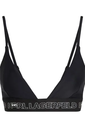 Karl Lagerfeld Dames, Badkleding, Zwart, Maat: S Polyamide