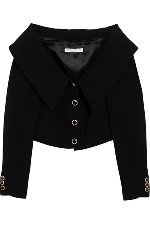 Alessandra Rich Dames, Jassen, Zwart, Maat: S