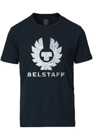 Belstaff Heren, Tops, Blauw, Maat: 3XL Katoen