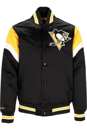 Mitchell & Ness Heren, Jassen, Zwart, Maat: L Poliester