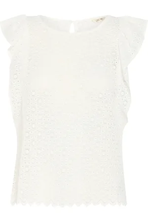 Cream Dames, Tops, Wit, Maat: XL