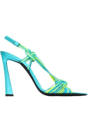 Saint Laurent Dames, Schoenen, Blauw, Maat: 38 EU Leer