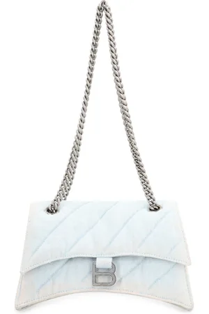 Balenciaga Dames, Tassen, Blauw, Maat: ONE Size Katoen