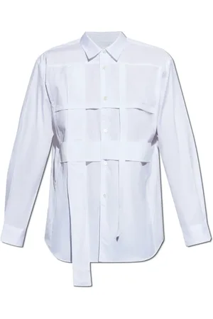 Comme des Garçons Heren, Overhemden, Wit, Maat: XS Katoen