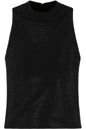 Emporio Armani Dames, Tops, Zwart, Maat: XS Jersey