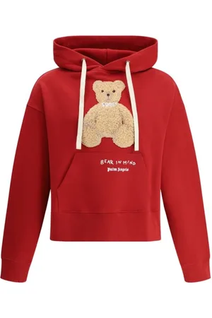 Palm Angels Heren, Sweatshirts & Hoodies, Rood, Maat: L Katoen
