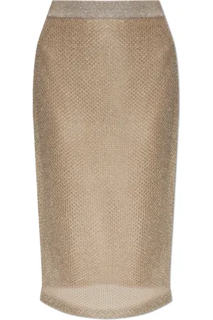 Tory Burch Dames, Rokken, Geel, Maat: L