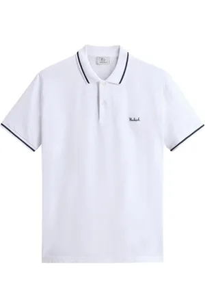 Woolrich Heren, Tops, Wit, Maat: M Katoen