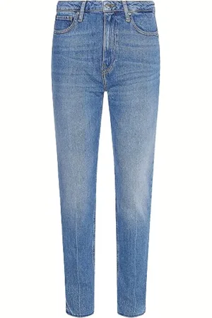 Tommy Hilfiger Dames, Jeans, Blauw, Maat: W32 Katoen