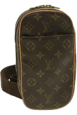 LOUIS VUITTON Unisex, Pre-owned, Bruin, Maat: ONE Size Tweed