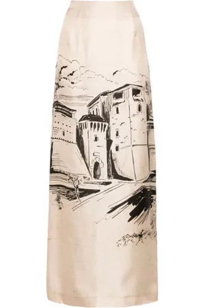 Alberta Ferretti Dames, Rokken, , Maat: XL