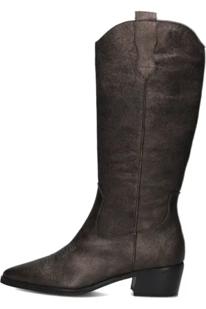 NOTRE-V Dames, Schoenen, Grijs, Maat: 37 EU Leer
