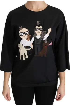 Dolce & Gabbana Dames, Tops, Zwart, Maat: 3XS Zijde
